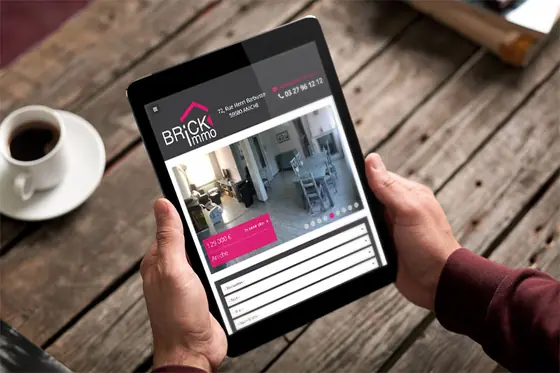 Site internet Brick Immo