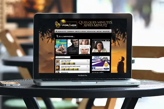 Site internet Cinema For&ver