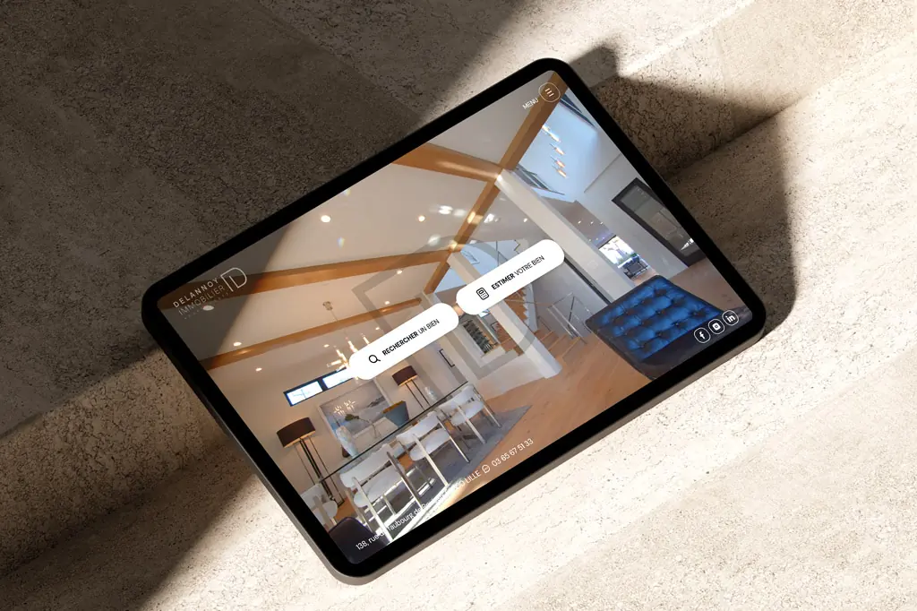Site internet Delannoy Immobilier