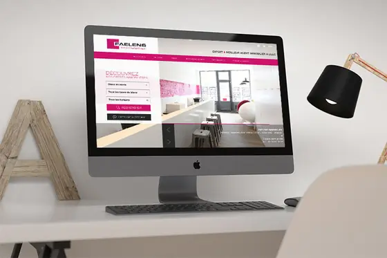 Site internet Faelens Immobilier