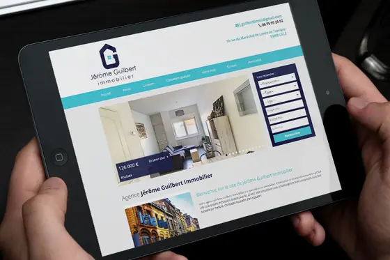 Site internet Guilbert Immobilier