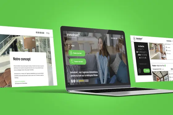 Site internet Immotram