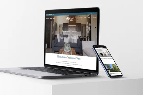 Site internet L'Atelier Immobilier