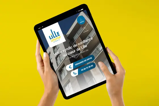 Site internet Lille Immo Syndic