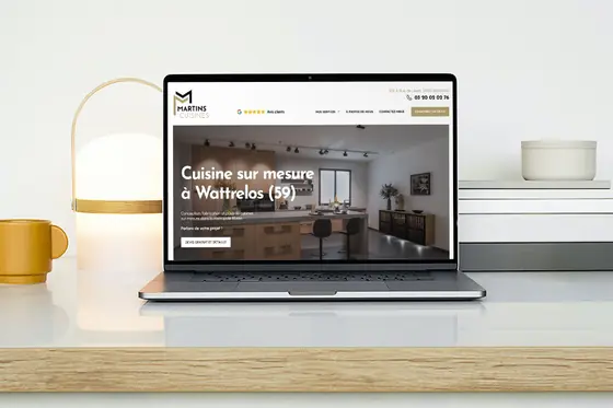 Site internet Martins Cuisines
